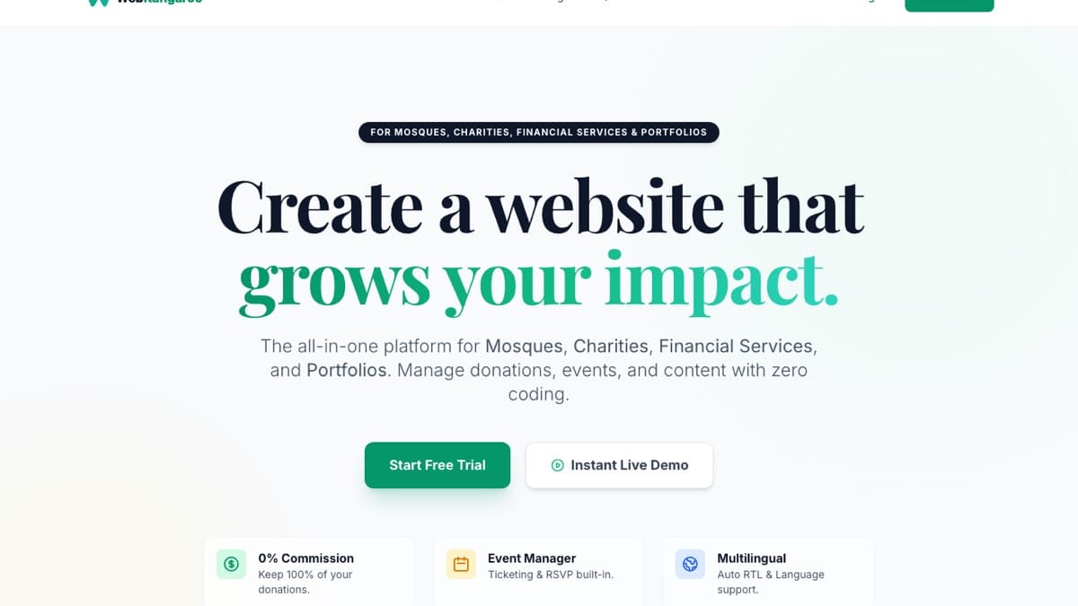 WebKangaroo website