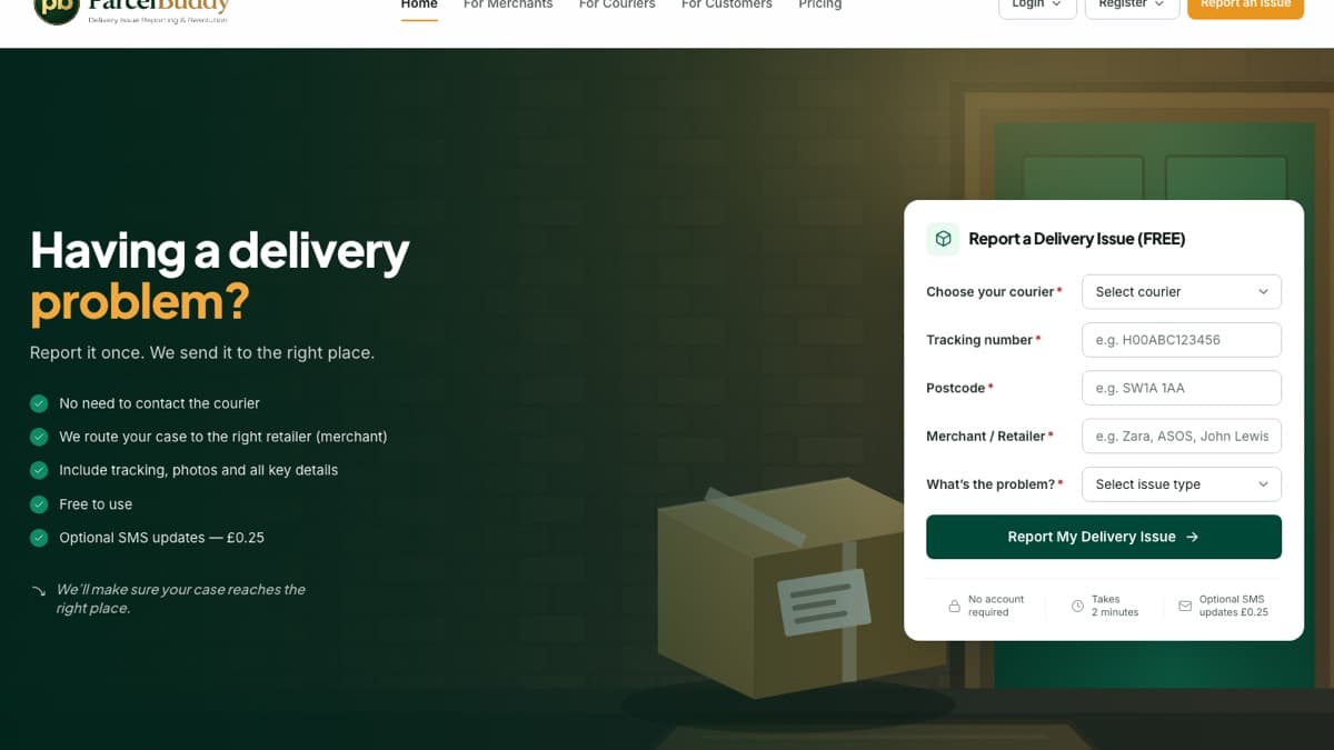 Logistics SaaS live website